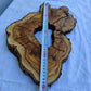 Rare Olive Wood Slab 27x40cm • Live Edge for Epoxy Resin • Dried Luthier Timber • Unique Grain Luxury DIY Material