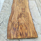 Rare Premium Olive Wood Live Edge Slab - Unique Grain - Sustainable Luxury