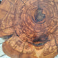 Rare Olive Wood Slab - Live Edge Premium Natural Luster - Sustainable Luxury, Unique Grain, 33x40x2.5 cm