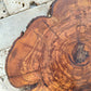Rare Olive Wood Slab - Live Edge Premium Natural Luster - Sustainable Luxury, Unique Grain, 33x40x2.5 cm