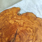 Rare Olive Wood Live Edge Slab – 40x44x2.5cm Unique Grain Sustainable Luxury - Olive Generic