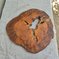 Rare Olive Wood Live Edge Slab – Unique Grain, Premium Natural Luster, 36x38x2.5 cm – Sustainable Luxury for Epoxy & Artisan Crafts