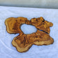 Rare Olive Wood Slab 28x39cm - Ultra Dry Live Edge Burl for Epoxy Resin & Luxury Crafts | Unique Grain Luthier Material