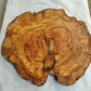 Rare Olive Wood Live Edge Slab – 42x43x2.5 cm Unique Grain Sustainable Luxury Premium Natural Finish Epoxy Friendly
