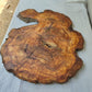 Live Edge Olive Wood Slab 38x46cm Epoxy Resin Coffee Table