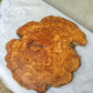 Rare Olive Wood Live Edge Slab – 40x44x2.5cm Unique Grain Sustainable Luxury - Olive Generic