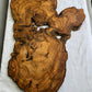 Rare Olive Wood Slab 42x65cm | Live Edge for Epoxy Resin & Wall Art | Unique Grain Sustainable Luxury | Super Dry DIY Craft Wood.