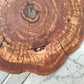 Rare Olive Wood Slab – Live Edge, Unique Grain, Sustainable Luxury – 33x39x2.5cm