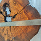 Rare Olive Wood Slab - Live Edge Slab, Unique Grain, Sustainable Luxury - 36x38x2.5 cm