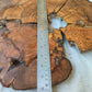 Rare Olive Wood Live Edge Slab – 37x40x2.5 cm, Unique Grain, Sustainable Luxury for Epoxy & Furniture