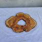 Rare Olive Wood Live Edge Slab 27x37cm | Super Dry 3% Moisture | Exotic Lumber for Epoxy Resin Luthier & Luxury Crafts