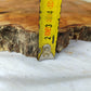 Rare Olive Wood Slab – Live Edge Unique Grain Sustainable Luxury – 40x42x2.5cm Premium Natural Luster - Olive Generic