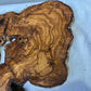 Rare Olive Wood Slab 42x65cm | Live Edge for Epoxy Resin & Wall Art | Unique Grain Sustainable Luxury | Super Dry DIY Craft Wood.