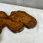Rare Olive Wood Slab 31x55cm for Epoxy Resin & Guitar Body | Live Edge Sustainable Luxury | Unique Grain Luthier Wood | Super Dry DIY Art.