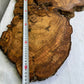 Rare Olive Wood Slab 42x65cm | Live Edge for Epoxy Resin & Wall Art | Unique Grain Sustainable Luxury | Super Dry DIY Craft Wood.