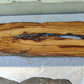 Rare Olive Wood Slab – Live Edge, Unique Grain, Sustainable Luxury, 30x80x2.7 cm, Epoxy Friendly, Natural Luster