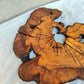 Rare Olive Wood Slab – Live Edge, Unique Grain, Sustainable Luxury – 41x43x2.5 cm