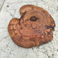 Rare Live Edge Olive Wood Slab - Premium 100% Natural - Unique Grain - Sustainable Luxury - 32x38x2.49 cm