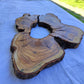 Rare Live Edge Olive Wood Slab 29x40cm | Unique Grain for Epoxy Guitar & Luxury Crafts | Ultra-Dry 3% Moisture Lumber