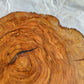 Rare Olive Wood Live Edge Slab – 39x42x2.5 cm – Unique Grain Sustainable Luxury for Epoxy & Crafts - Olive Generic