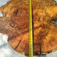 Rare Olive Wood Live Edge Slab – 39x44x3 cm Unique Grain Sustainable Luxury for Epoxy & Luxury Crafts - Olive Generic