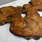 Rare Olive Wood Slab 31x55cm for Epoxy Resin & Guitar Body | Live Edge Sustainable Luxury | Unique Grain Luthier Wood | Super Dry DIY Art.