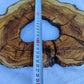 Rare Olive Wood Live Edge Slab 26x38cm | Ultra Dry 3% Moisture | Unique Grain for Epoxy Resin & Luthier Art