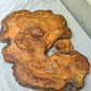 Epoxy Resin Olive Wood Slab Live Edge 37x50cm Coffee Table