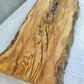 Large Olive Wood Slab | Live Edge Wood Plank for Table, Desk & Furniture.