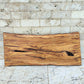 Rare Olive Wood Live Edge Slab – 35x79x2.7 cm – Natural Luster, Unique Grain, Sustainable Luxury