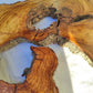 Large Olive Wood Slab 200+ Years | Live Edge Wood Slice 50x34cm for Epoxy.