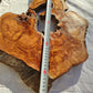 200+ Year Old Olive Wood Slab | Large Live Edge Olive Wood Slice with Voids.