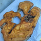 200+ Year Live Edge Olive Wood with Natural Voids for Epoxy Table.