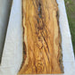 Large Olive Wood Slab | Live Edge Wood Plank for Table, Desk & Furniture.