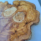 Ancient Olive Wood Slab 200+ Years | Thick Live Edge Olive Wood.