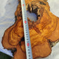 Large Olive Wood Slab 200+ Years | Live Edge Wood Slice 50x34cm for Epoxy.