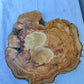 Olive Wood Slab with Natural Center | 200+ Year Old Live Edge Wood.