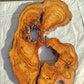 Large Olive Wood Slab 200+ Years | Live Edge Wood Slice 50x34cm for Epoxy.