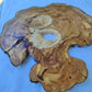 Natural 200+ Year Old Live Edge Wood Slice for Craft & Woodworking.