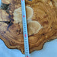 Olive Wood Slab with Natural Center | 200+ Year Old Live Edge Wood.
