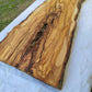 Large Olive Wood Slab | Live Edge Wood Plank for Table, Desk & Furniture.