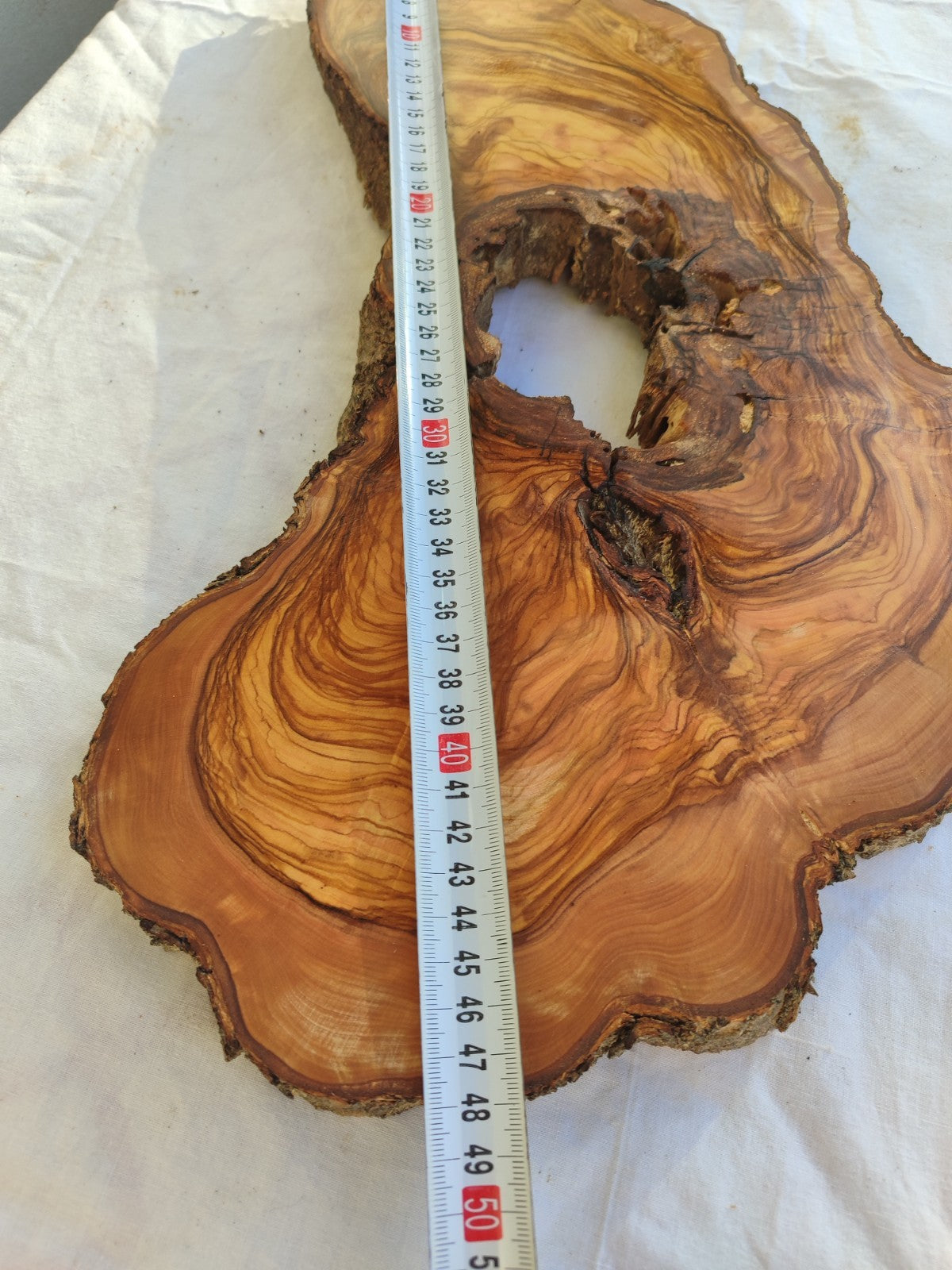 200+ Year Old Olive Wood Slab | Long Live Edge Olive Wood Slice.