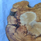 Olive Wood Slab with Natural Center | 200+ Year Old Live Edge Wood.