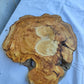 Olive Wood Slab with Natural Center | 200+ Year Old Live Edge Wood.