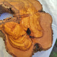 Large Olive Wood Slab 200+ Years | Live Edge Wood Slice 50x34cm for Epoxy.