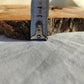 200+ Year Old Olive Wood Slab | Large Live Edge Olive Wood Slice with Voids.
