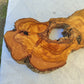 Large Olive Wood Slab 200+ Years | Live Edge Wood Slice 50x34cm for Epoxy.