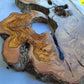 200+ Year Live Edge Olive Wood with Natural Voids for Epoxy Table.