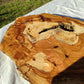 Natural Olive Wood Slab | Live Edge Olive Wood Slice for Craft, Woodworking.