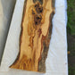 Extra Long Olive Wood Slab | Live Edge Wood Plank for Epoxy Table & Furniture.
